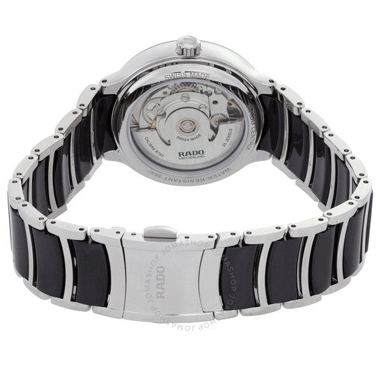 رادو، ساعة سينتريكس دايموندز أوتوماتيكية للسيدات بمينا أسود