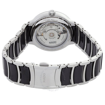 رادو، ساعة سينتريكس دايموندز أوتوماتيكية للسيدات بمينا أسود