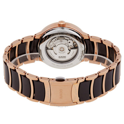 رادو، ساعة سينتريكس دايموندز أوتوماتيكية للسيدات بمينا بني