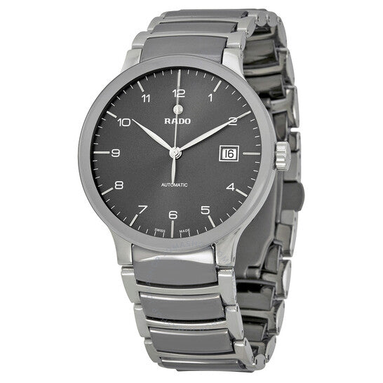Rado, Centrix Grey Dial Two-tone Bracelet Men's Watch