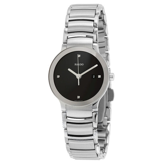 Rado, Centrix Jubile Black Dial Ladies Watch