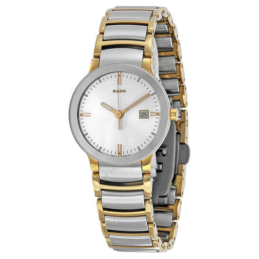 Rado, Centrix Jubile Silver Dial Two-tone Ladies Watch
