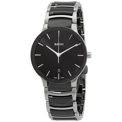 Rado, Centrix Quartz Black Dial Ladies Watch