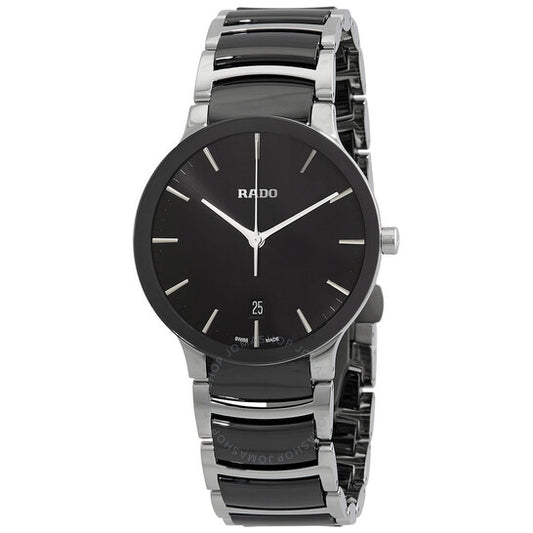 Rado, Centrix Quartz Black Dial Ladies Watch