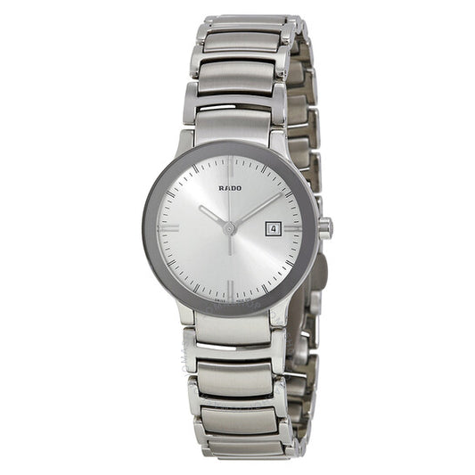 Rado, Centrix Quartz Silver Dial Stainless Steel Ladies Watch