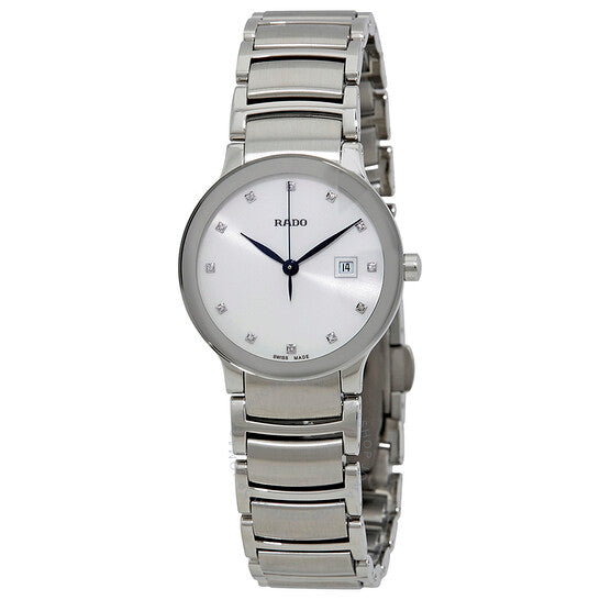 Rado, Centrix Silver Diamond Dial Ladies Watch