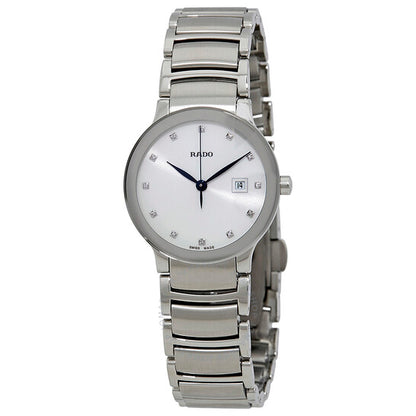 Rado, Centrix Silver Diamond Dial Ladies Watch