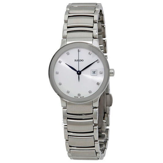 Rado, Centrix Silver Diamond Dial Ladies Watch