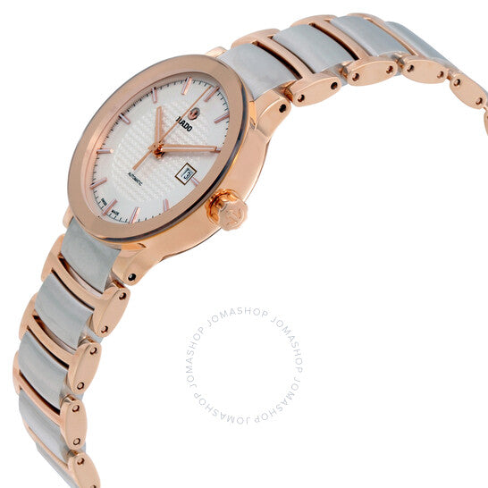 رادو، ساعة سينتريكس أوتوماتيكية للسيدات بمينا فضي