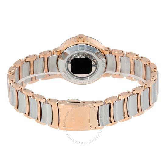 رادو، ساعة سينتريكس أوتوماتيكية للسيدات بمينا فضي