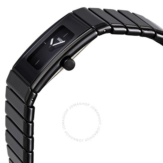 Rado, Ceramica Black Dial Black Ceramic Ladies Watch