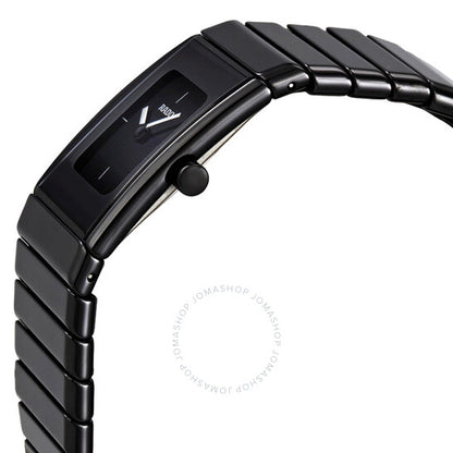 Rado, Ceramica Black Dial Black Ceramic Ladies Watch