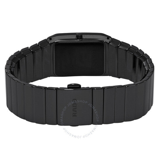 ساعة رادو سيراميكا للسيدات بمينا أسود من الألماس