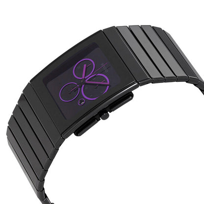 Rado, Ceramica Chronograph Black Dial Men's Watch