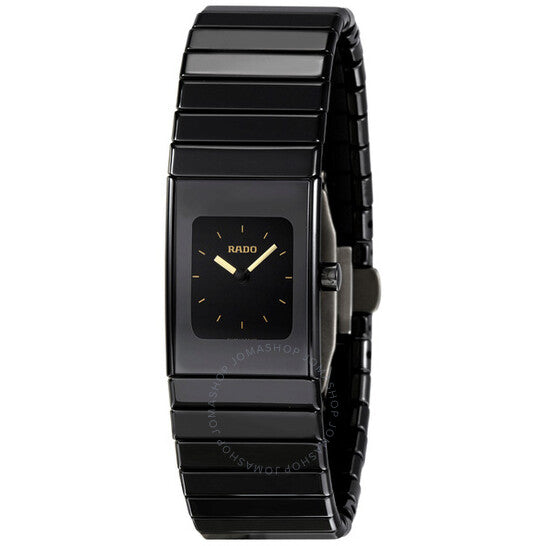 Rado, Ceramica Small Black Dial Black Ceramic Ladies Watch