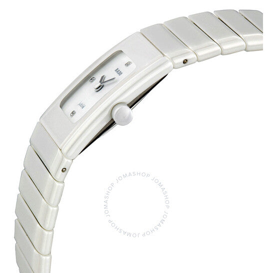 Rado, Ceramica Small Jubile White Diamond Dial Ladies Watch