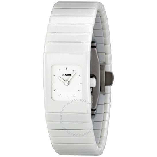 Rado, Ceramica Small White Dial White Ceramic Ladies Watch
