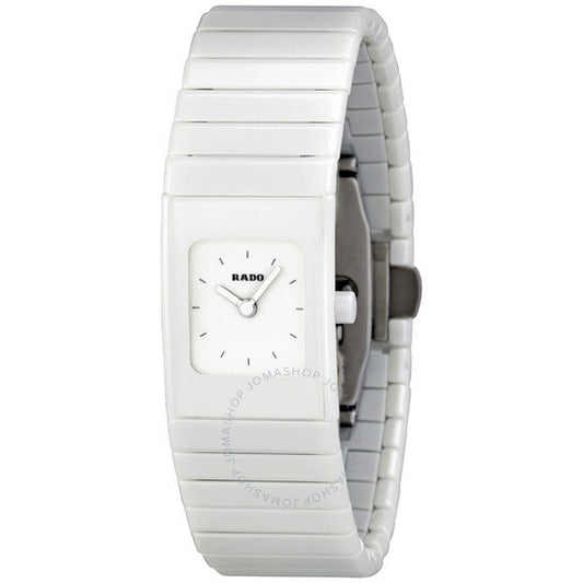 Rado, Ceramica Small White Dial White Ceramic Ladies Watch