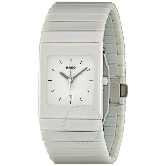 Rado, Ceramica White Dial White Ceramic Ladies Watch RADO-