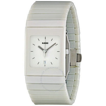 Rado, Ceramica White Dial White Ceramic Ladies Watch RADO-