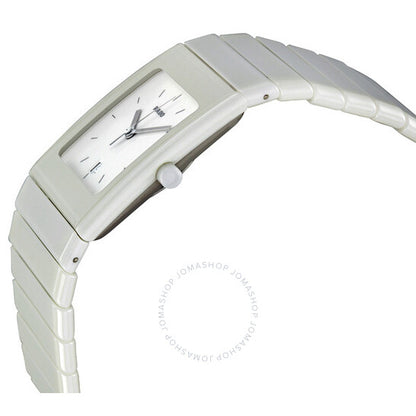 Rado, Ceramica White Dial White Ceramic Ladies Watch RADO-