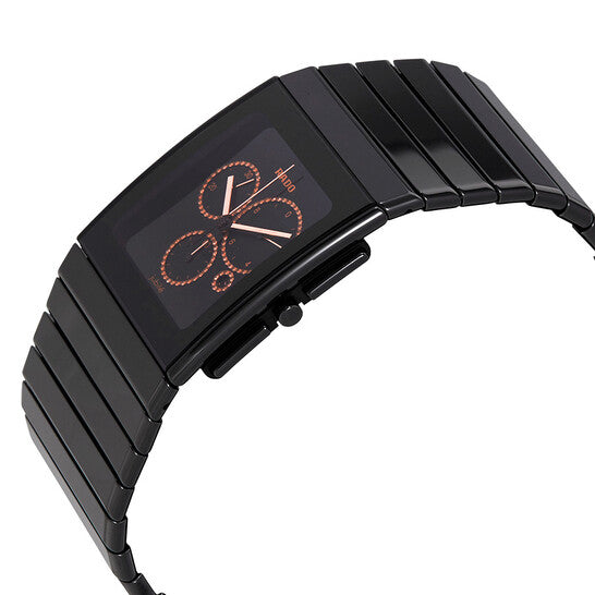 ساعة رادو سيراميكا XL كرونوغراف للرجال بمينا أسود