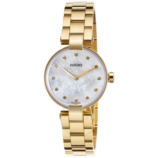 Rado, Couple White Mother of Pearl Diamond Dial Ladies Watch