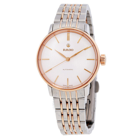 ساعة رادو كوبول أوتوماتيكية للسيدات بمينا أبيض