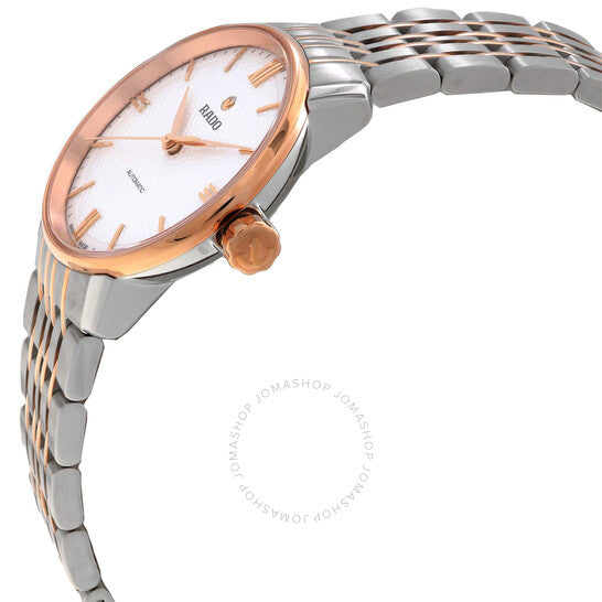 ساعة رادو كوبول أوتوماتيكية للسيدات بمينا أبيض