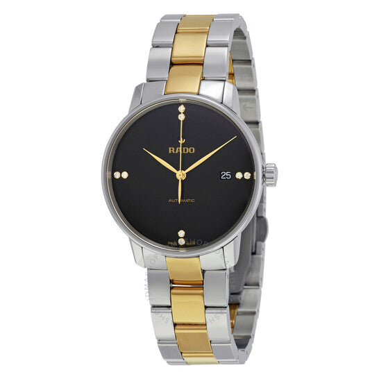 Rado, Coupole Black Dial Diamond Automatic Men's Watch