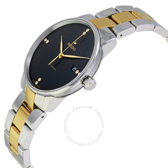 Rado, Coupole Black Dial Diamond Automatic Men's Watch