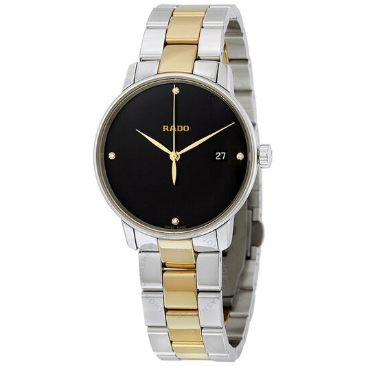 Rado, Coupole Black Dial Diamond Men's Watch