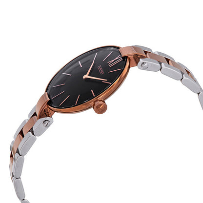 Rado, Coupole Black Dial Ladies Watch