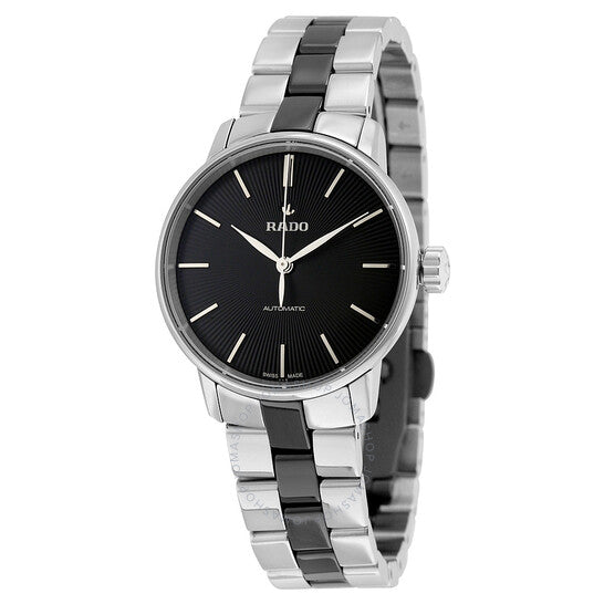 Rado, Coupole Classic Automatic Black Dial Ladies Watch