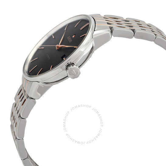 Rado, Coupole Classic Automatic Black Dial Two-Tone Men's Watch