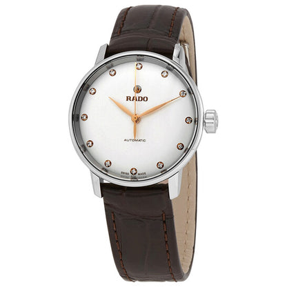 Rado, Coupole Classic Automatic Diamond Silver Dial Ladies Watch