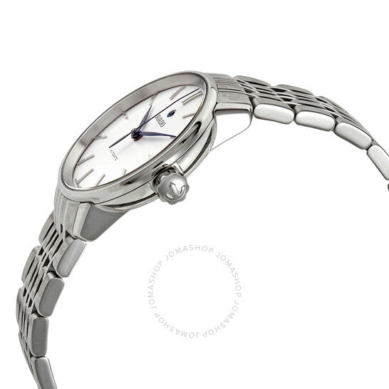 ساعة رادو كوبول كلاسيك أوتوماتيكية للسيدات بمينا فضي