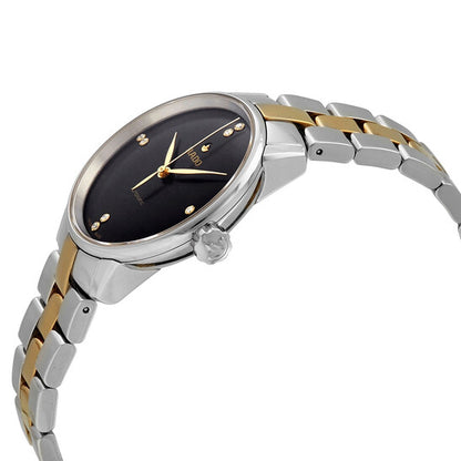 Rado, Coupole Classic Automatic Black Diamond Dial Ladies Watch