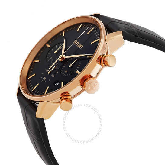 Rado, Coupole Classic Chronograph Quartz Black Dial Men's Watch