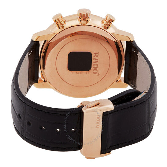 Rado, Coupole Classic Chronograph Quartz Black Dial Men's Watch