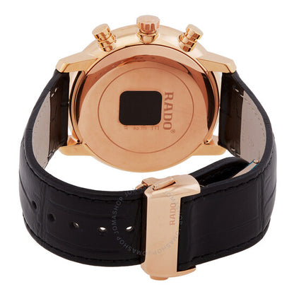 Rado, Coupole Classic Chronograph Quartz Black Dial Men's Watch