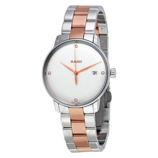 Rado, Coupole Classic White Dial Diamond Men's Watch