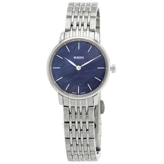 Rado, Coupole Classic Quartz Blue Mother of Pearl Dial Ladies Watch