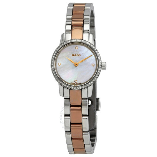 Rado, Coupole Classic White Mother of Pearl Dial Ladies Diamond Watch