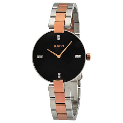Rado, Coupole M Black Dial Ladies Watch