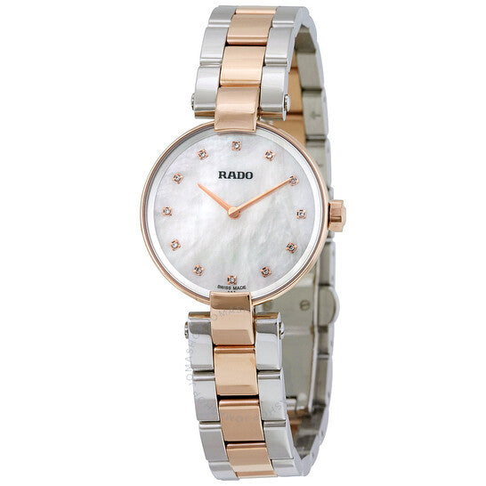 Rado, Coupole Mother of Pearl Diamond Two-tone Ladies Watch