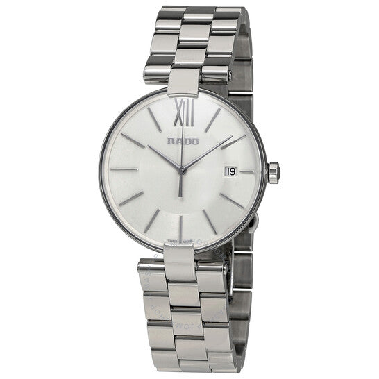 Rado, Coupole White Dial Ladies Stainless Steel Watch