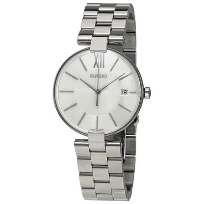 Rado, Coupole White Dial Ladies Stainless Steel Watch