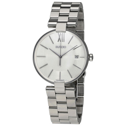 Rado, Coupole White Dial Ladies Stainless Steel Watch