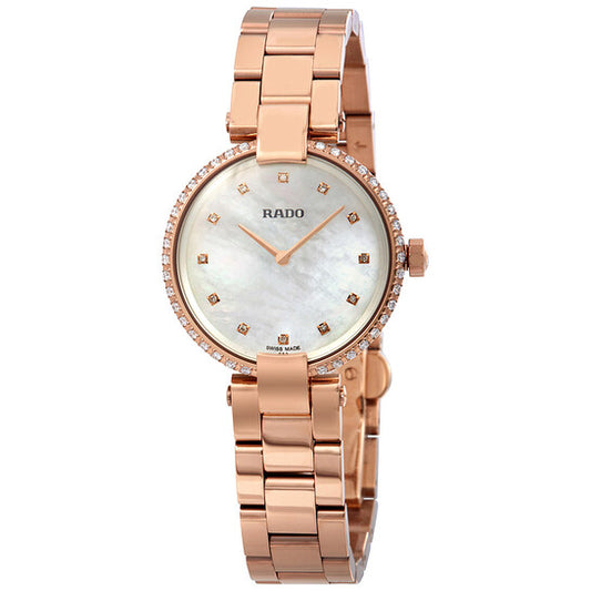 Rado, Coupole White Mother of Pearl Diamond Dial Ladies Watch